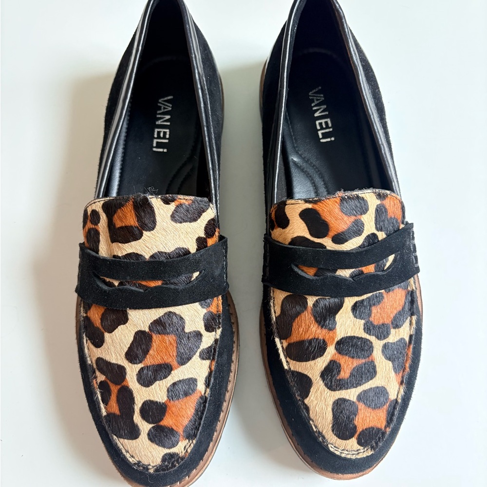 Vaneli platform leopard loafers - image 1